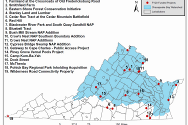 New Virginia Investments in Land Protection